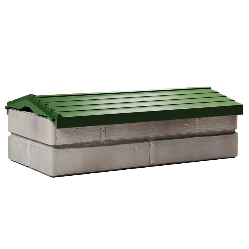 Парапет Zking Бона ХайТек Зеленый с посадкой на 1 кирпич (200/225/255мм) Нальчик фото