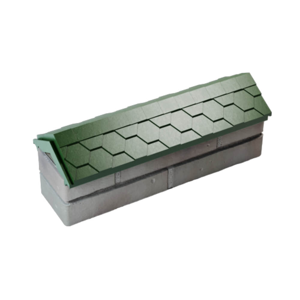 Парапет Zking Эверест Зеленый с посадкой на 0.5 кирпича (130мм) в Нальчике фото