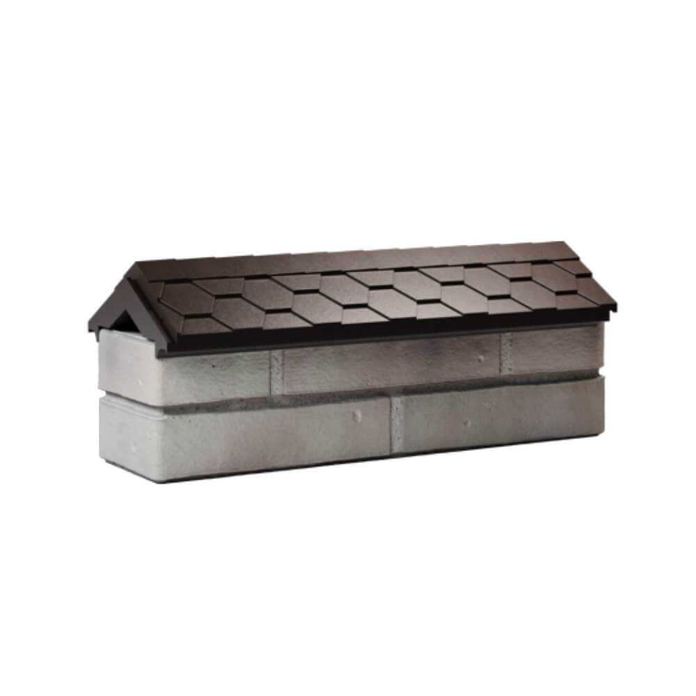 Парапет Zking Эверест Коричневый с посадкой на 0.5 кирпича (130мм) Нальчик фото