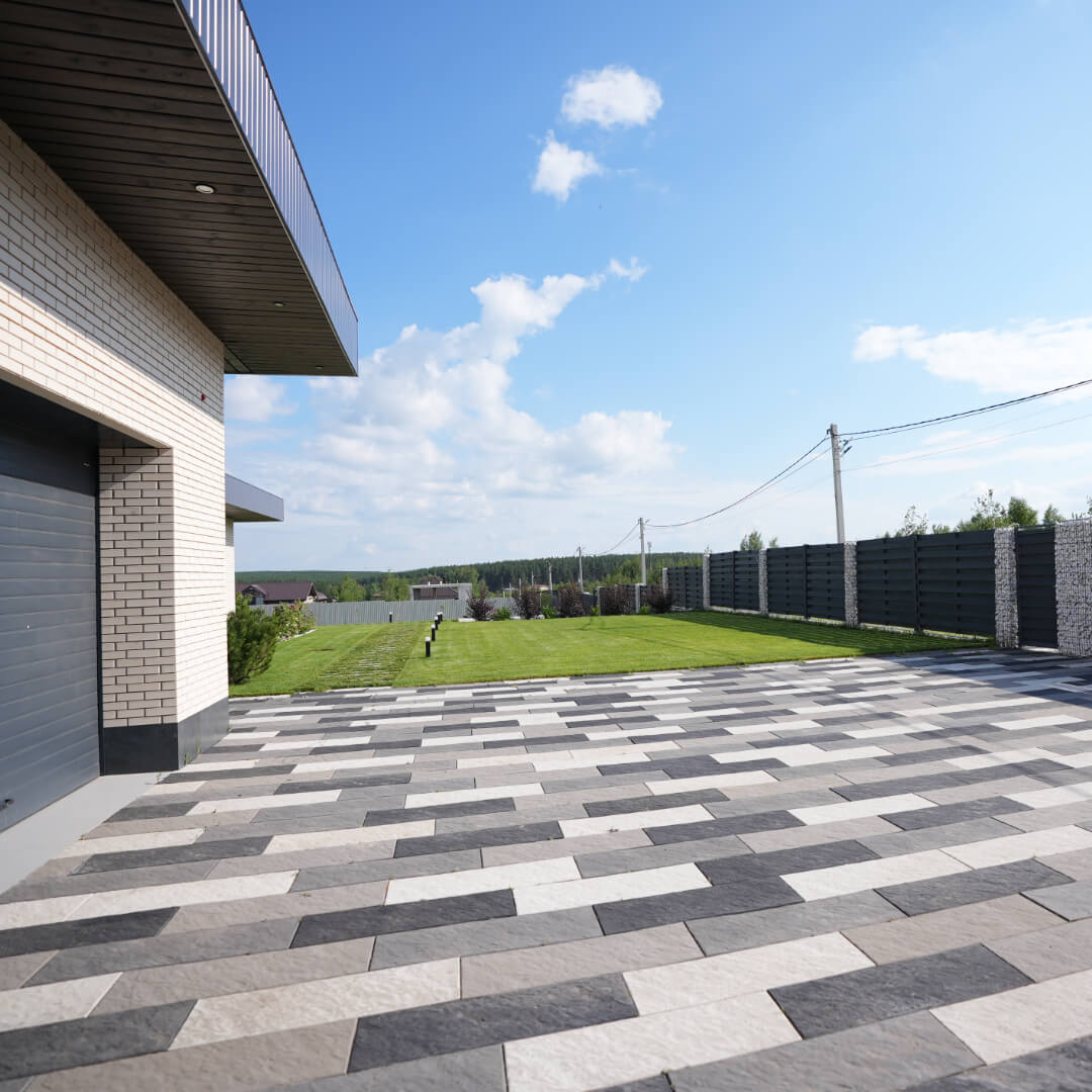 Шаговая плита STONE Светлая Галька 990х330х55мм в Нальчике фото